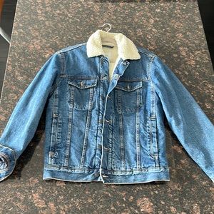 Mens Lined Jean Jacket